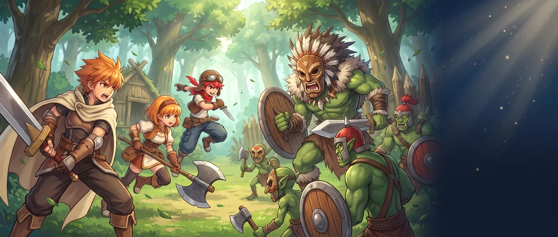 ศึกหมู่บ้านออร์คกับ Orc Hero